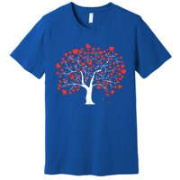 Heart Tree Valentines Day Cute Nature Love Great Gift Premium T-Shirt