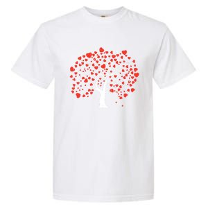 Heart Tree Valentines Day Cute Nature Love Great Gift Garment-Dyed Heavyweight T-Shirt