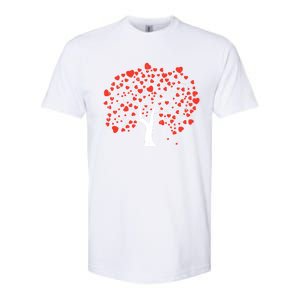 Heart Tree Valentines Day Cute Nature Love Great Gift Softstyle CVC T-Shirt