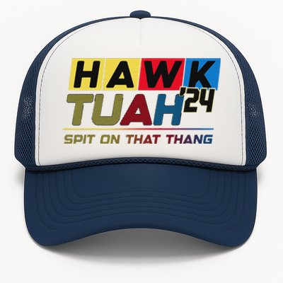 Hawk Tush Viral Election Parody Design Trucker Hat