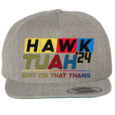 Hawk Tush Viral Election Parody Design Wool Snapback Cap