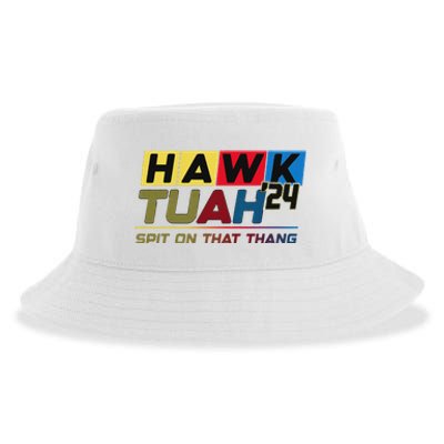 Hawk Tush Viral Election Parody Design Sustainable Bucket Hat