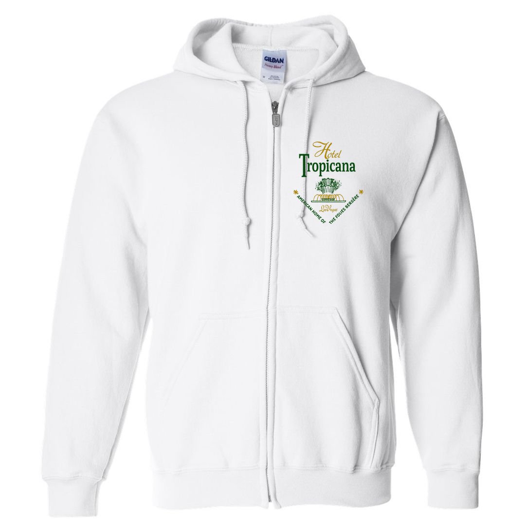 Hotel Tropicana Vintage Las Vegas Full Zip Hoodie