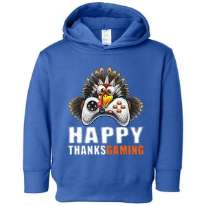 Happy Thanksgiving Video Game Controller Turkey Face Gift Toddler Hoodie