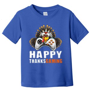 Happy Thanksgiving Video Game Controller Turkey Face Gift Toddler T-Shirt