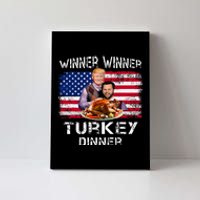 Humor Trump Vance Winner Winner Turkey Dinner Thanksgiving Canvas