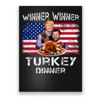 Humor Trump Vance Winner Winner Turkey Dinner Thanksgiving Poster