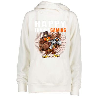 Happy Thanksgiving Video Game Dabbing Turkey Pilgrim Great Gift Womens Funnel Neck Pullover Hood