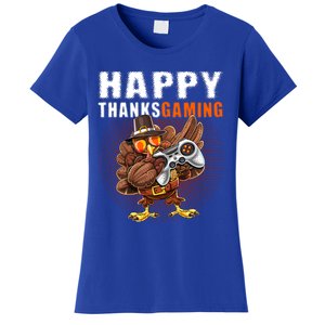 Happy Thanksgiving Video Game Dabbing Turkey Pilgrim Great Gift Women's T-Shirt