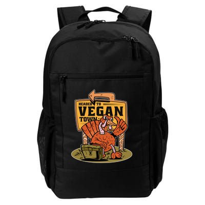 Headed To Vegan Town Chicken Backpack