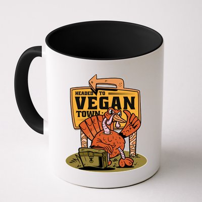 Headed To Vegan Town Chicken Mug