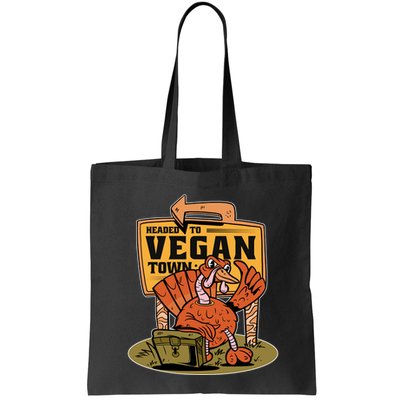 Headed To Vegan Town Chicken Bag