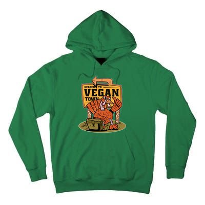 Headed To Vegan Town Chicken Tall Hoodie