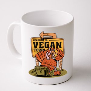 Headed To Vegan Town Chicken Coffee Mug