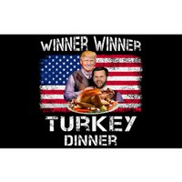 Humor Trump Vance Winner Winner Turkey Dinner Thanksgiving Bumper Sticker