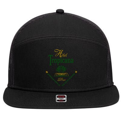 Hotel Tropicana Vintage Las Vegas 7 Panel Mesh Trucker Snapback Hat