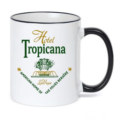 Hotel Tropicana Vintage Las Vegas 11oz Black Color Changing Mug