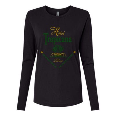 Hotel Tropicana Vintage Las Vegas Womens Cotton Relaxed Long Sleeve T-Shirt