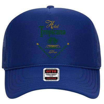 Hotel Tropicana Vintage Las Vegas High Crown Mesh Back Trucker Hat