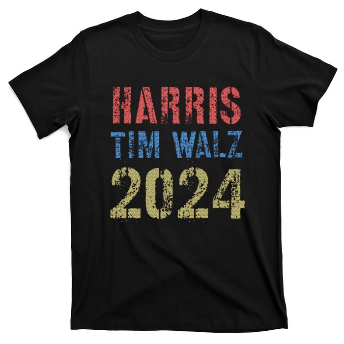 Harris Tim Walz 2024 American Election 2024 Pro Kamala T-Shirt