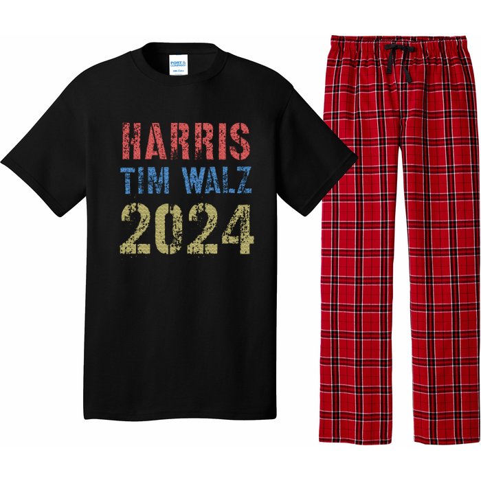 Harris Tim Walz 2024 American Election 2024 Pro Kamala Pajama Set