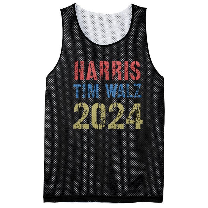 Harris Tim Walz 2024 American Election 2024 Pro Kamala Mesh Reversible Basketball Jersey Tank