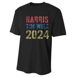 Harris Tim Walz 2024 American Election 2024 Pro Kamala Performance Sprint T-Shirt