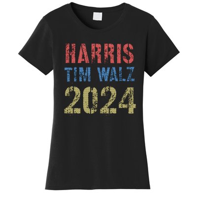 Harris Tim Walz 2024 American Election 2024 Pro Kamala Women's T-Shirt