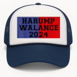 Harris Trump Walz Vance Funny 2024 Trucker Hat