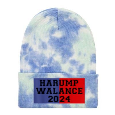 Harris Trump Walz Vance Funny 2024 Tie Dye 12in Knit Beanie