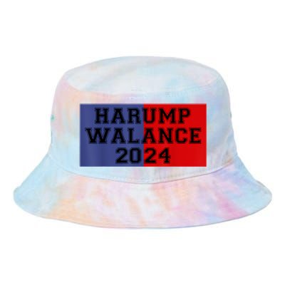 Harris Trump Walz Vance Funny 2024 Tie Dye Newport Bucket Hat