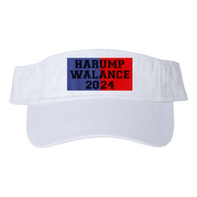 Harris Trump Walz Vance Funny 2024 Valucap Bio-Washed Visor