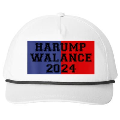 Harris Trump Walz Vance Funny 2024 Snapback Five-Panel Rope Hat