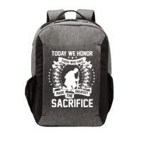 Honor Those Who Have Made Greatest Sacrifice Memorial Day Cute Gift Vector Backpack