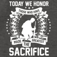 Honor Those Who Have Made Greatest Sacrifice Memorial Day Cute Gift Vector Backpack