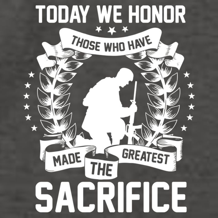 Honor Those Who Have Made Greatest Sacrifice Memorial Day Cute Gift Vector Backpack