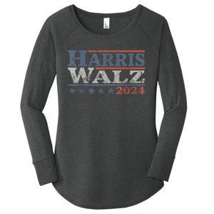 Harris Tim Waltz 2024 Kamala Harris Waltz 2024 Election Gift Women's Perfect Tri Tunic Long Sleeve Shirt