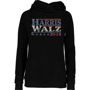 Harris Tim Waltz 2024 Kamala Harris Waltz 2024 Election Gift Womens Funnel Neck Pullover Hood