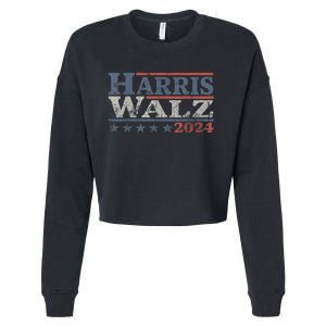 Harris Tim Waltz 2024 Kamala Harris Waltz 2024 Election Gift Cropped Pullover Crew