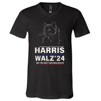 Harris Tim Walz V-Neck T-Shirt