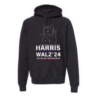 Harris Tim Walz Premium Hoodie