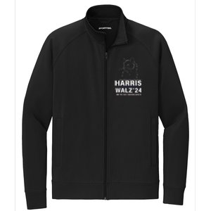 Harris Tim Walz Stretch Full-Zip Cadet Jacket