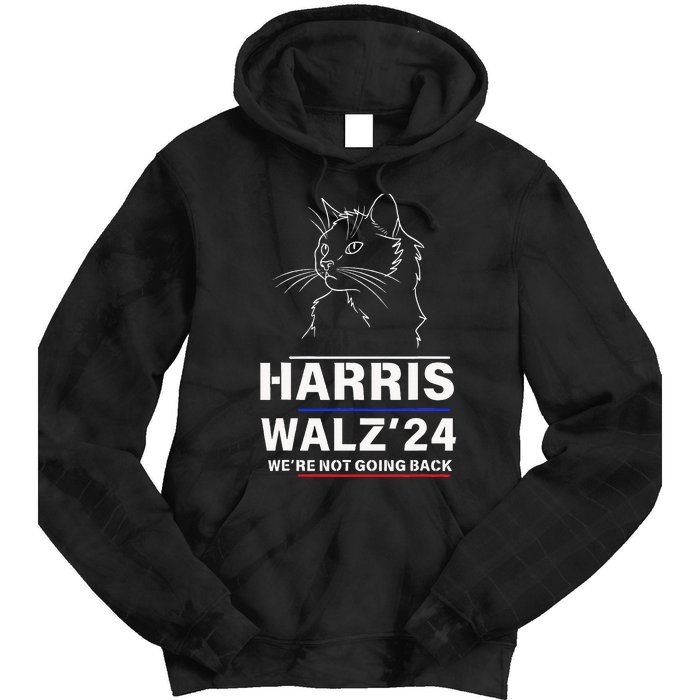 Harris Tim Walz Tie Dye Hoodie