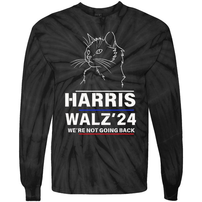 Harris Tim Walz Tie-Dye Long Sleeve Shirt