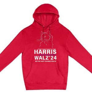 Harris Tim Walz Premium Pullover Hoodie