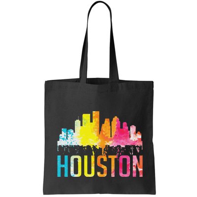 Houston Texas Watercolor Skyline Home State Souvenir Gift Bag