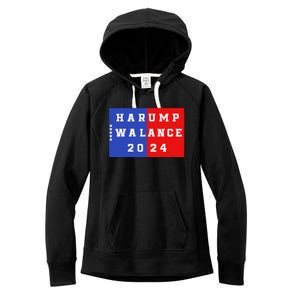 Harris Trump Walz Vance Vote Harump Walance 2024 Women's Fleece Hoodie