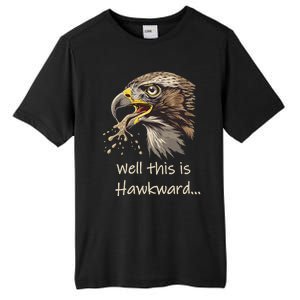 Hawk Tua Well This Is Hawkward Funny Viral Video Tall Fusion ChromaSoft Performance T-Shirt