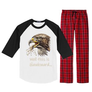 Hawk Tua Well This Is Hawkward Funny Viral Video Raglan Sleeve Pajama Set