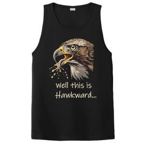 Hawk Tua Well This Is Hawkward Funny Viral Video PosiCharge Competitor Tank